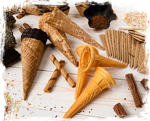 Waffle cones Waffle cones
